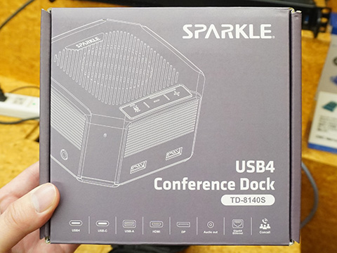 スピーカーフォン内蔵のUSB4ドック「SPARKLE TD-8140S」が入荷 - AKIBA