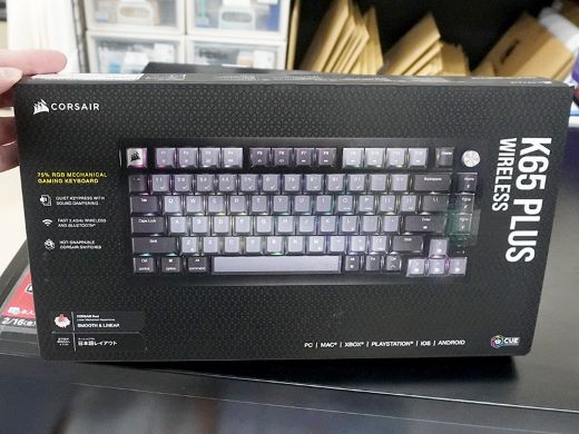 CORSAIRの75％キーボード「K65 PLUS WIRELESS」に日本語配列