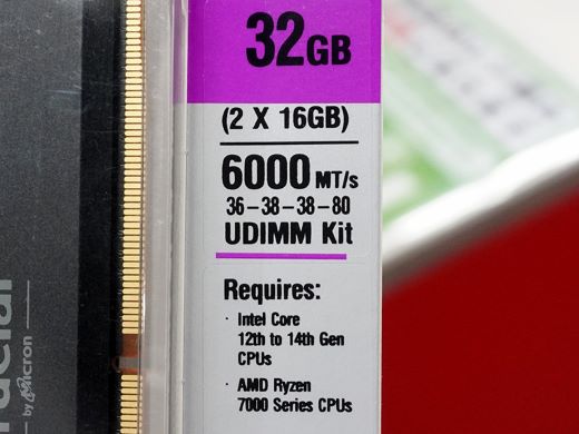 Crucial ProのDDR5-6000 16GBメモリが2製品、XMP/EXPO両対応