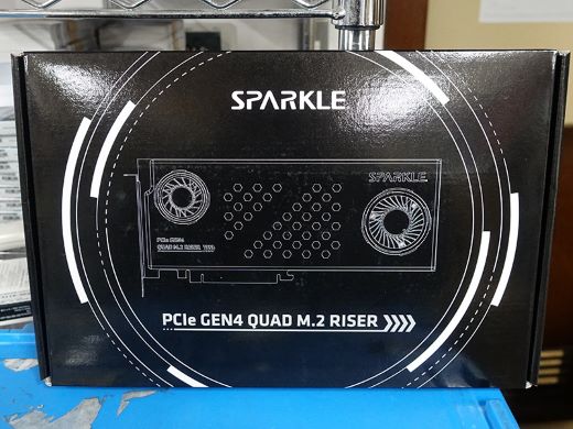 4枚のM.2 SSDを搭載できるPCIeカードがSPARKLEから、RAIDも対応