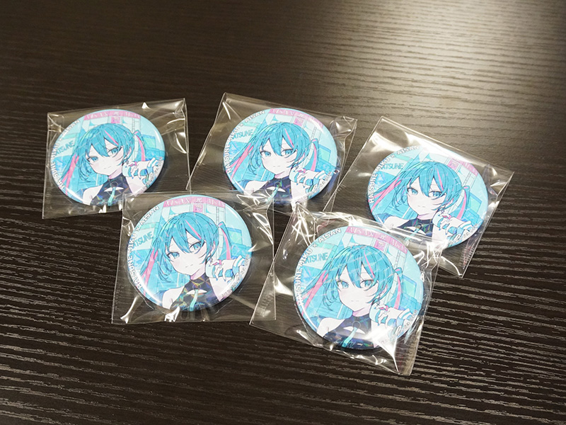 「ホログラム缶バッジ」