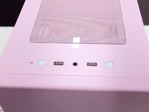 DEEPCOOL MACUBE110 パステルピンク ドスパラ限定 PCケース DEEPCOOL、ピンクとグリーンを用意したPCケース「MACUBE 110