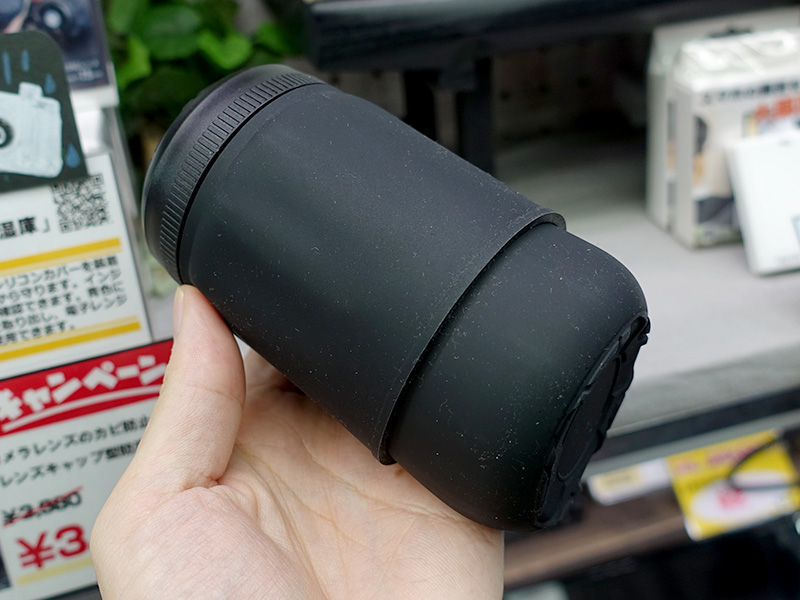 カメラレンズのカビ防止『レンズキャップ型防湿庫』(LEDRSFHBK)