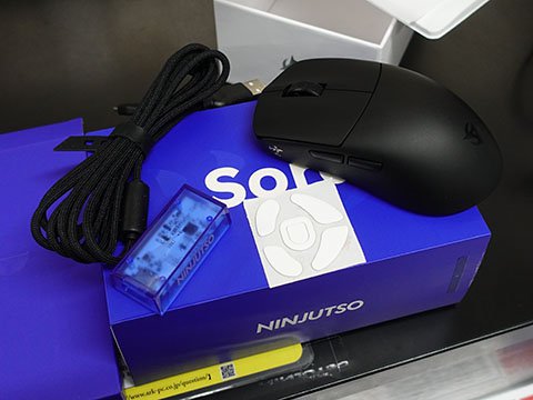 わずか39gのワイヤレスゲーミングマウス「Ninjutso Sora V2」が登場