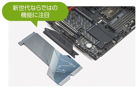 新世代チップセットの投入は見送られたが機能をアップデートした新製品