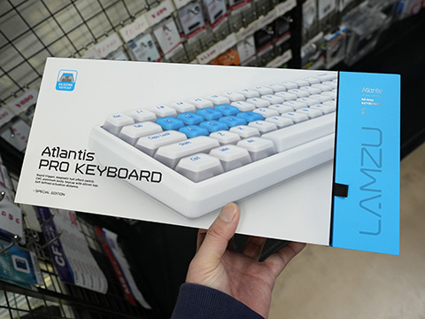 LAMZUのコンパクトキーボード「Atlantis Pro Keyboard」が入荷