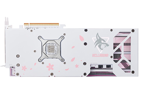 桜デザイン”採用の「Hellhound Sakura AMD Radeon RX 7800 XT 16GB