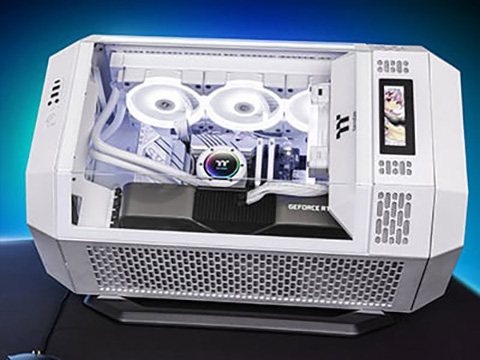 [一部傷]TheTower300八角柱 Micro−ATX PCケース Amazon | Thermaltake The Tower 300 Turquoise 3面強化ガラス