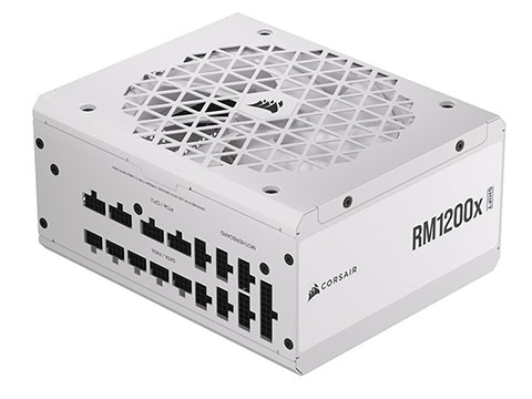 750Wフルモジュラー白ゲーミング電源プラチナ騒音ゼロ 極上 SS-750XP2S箱袋他 v2.3 v2.92 側面にコネクタを配置したフルモジュラー電源「CORSAIR RMx Shift」に