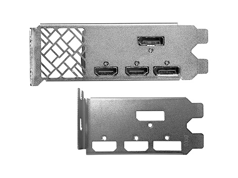 白い3連ファンを搭載したロープロ版GeForce RTX 4060が玄人志向から