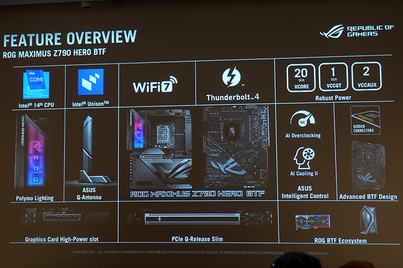 ROG MAXIMUS Z790 HERO BTF