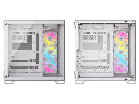 CORSAIRの新型ピラーレスケース「iCUE LINK 6500X RGB」「iCUE LINK