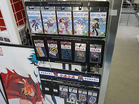 ゼビウスやマッピー、源平討魔伝など、ナムコ名作ゲームのステッカーが