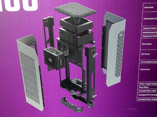 縦型レイアウトのMini-ITXケース「Ncore 100 MAX」が発売、専用水冷