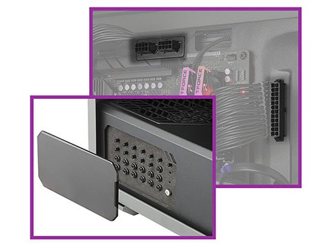 自作PC初心者向けのタワー型ケースがCooler Masterから、独自の2段階