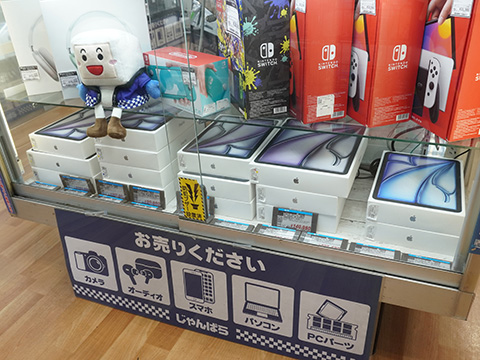 M2搭載の最新iPad Airが90,980円など！iPadの未使用品がじゃんぱらに