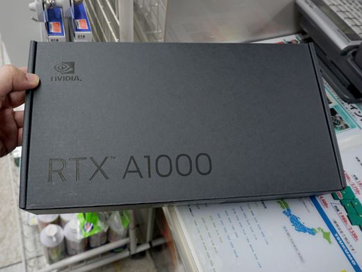 ロープロ/1スロット仕様の「NVIDIA RTX A1000」が店頭入荷、Mini DP×4