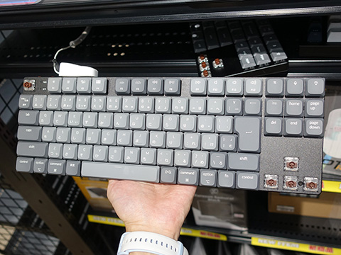 80%レイアウトの薄型メカニカルキーボード「Keychron K1 Max」が入荷