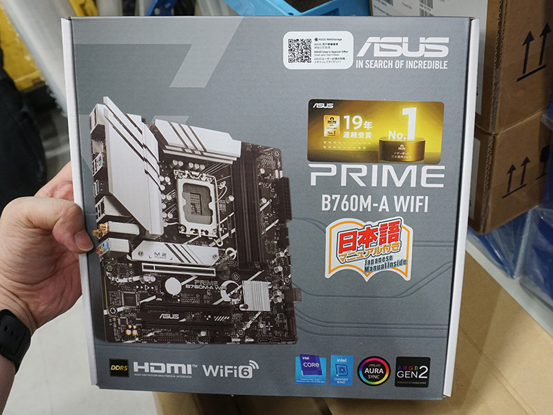「PRIME B760M-A WIFI」