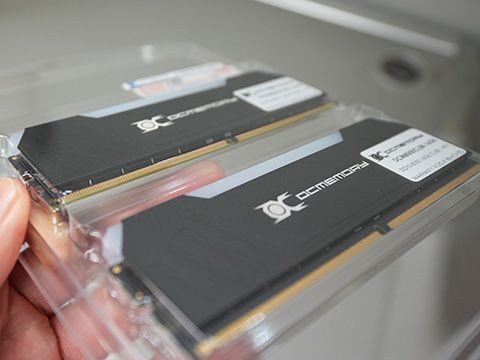 OVERCLOCK WORKSオリジナルのDDR5-7200/8000メモリ、テスト販売