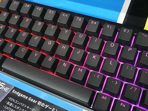 Endgame Gear KB65HE ほぼ未使用品 KB65HE（英語配列） ゲーミングキーボード - 株式会社アーキサイト