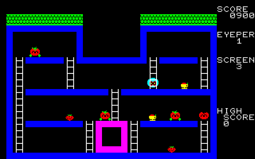 フルーツを食べてジャンプ！ちょっと変わったアクションゲーム