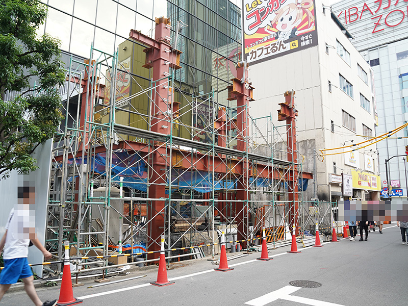 「キッチンジロー外神田店」や「きょうすけ」跡地の工事が本格的にスタート