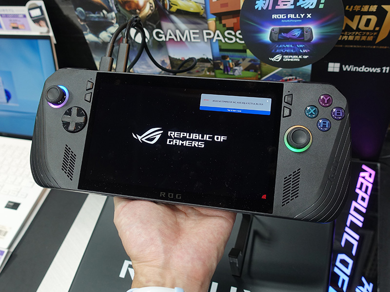 「ROG Ally X（RC72LA-Z1E24G1T）」