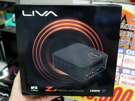 シリアルポート×4搭載の産業向けミニPC「ECS LIVA ZE」が5,000円