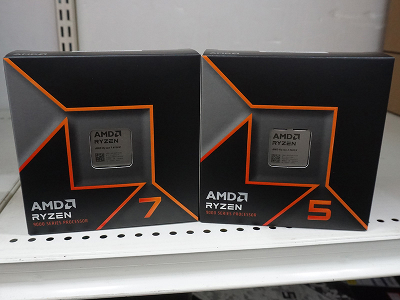 「Ryzen 7 9700X」と「Ryzen 5 9600X」