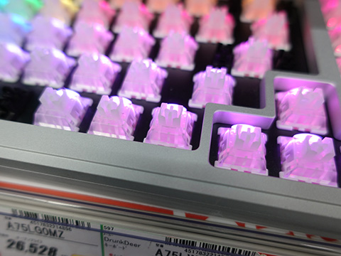 VGN ゲーミングキーボード A75 Pink ラピットトリガー対応 VGN