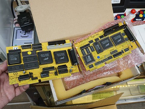 初代PlayStationのISAバス用開発ボードが入荷、CD-ROM