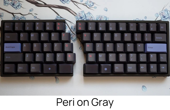 Acid Caps ”Standard”Peri on Gray