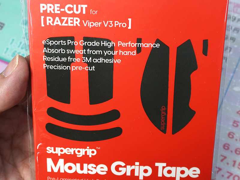 Supergrip Razer Viper v3 Pro Pre-cut