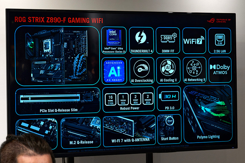イチ押しマザーボードとして紹介した「ROG STRIX Z890-F GAMING WIFI」と「TUF GAMING Z890」シリーズ