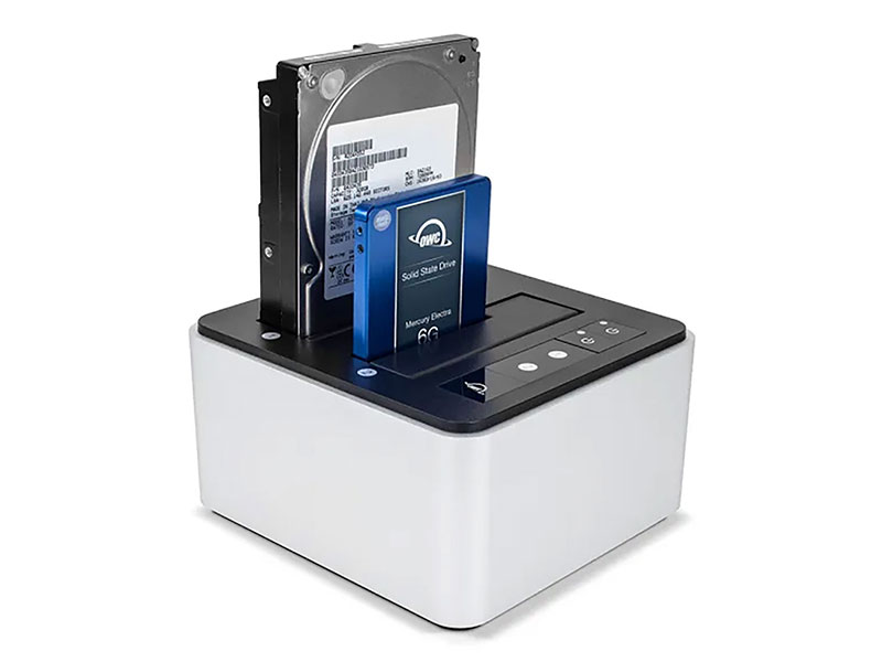 「Drive Dock USB-C Dual Drive Bay Solution」