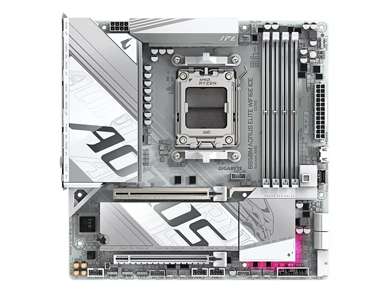 「B850M AORUS ELITE WIFI6E ICE」