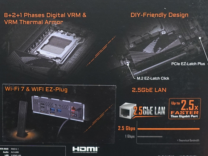 「B850I AORUS PRO」