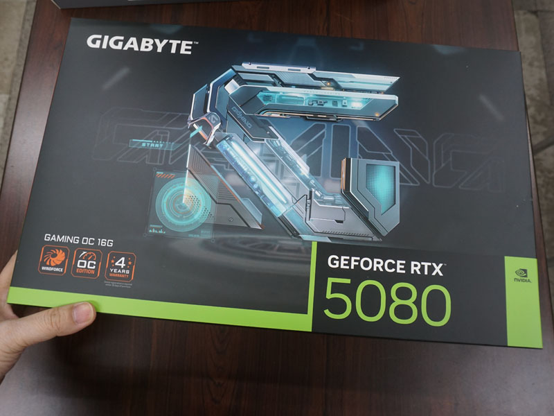 GIGABYTE GeForce RTX 5080 GAMING OC 16G