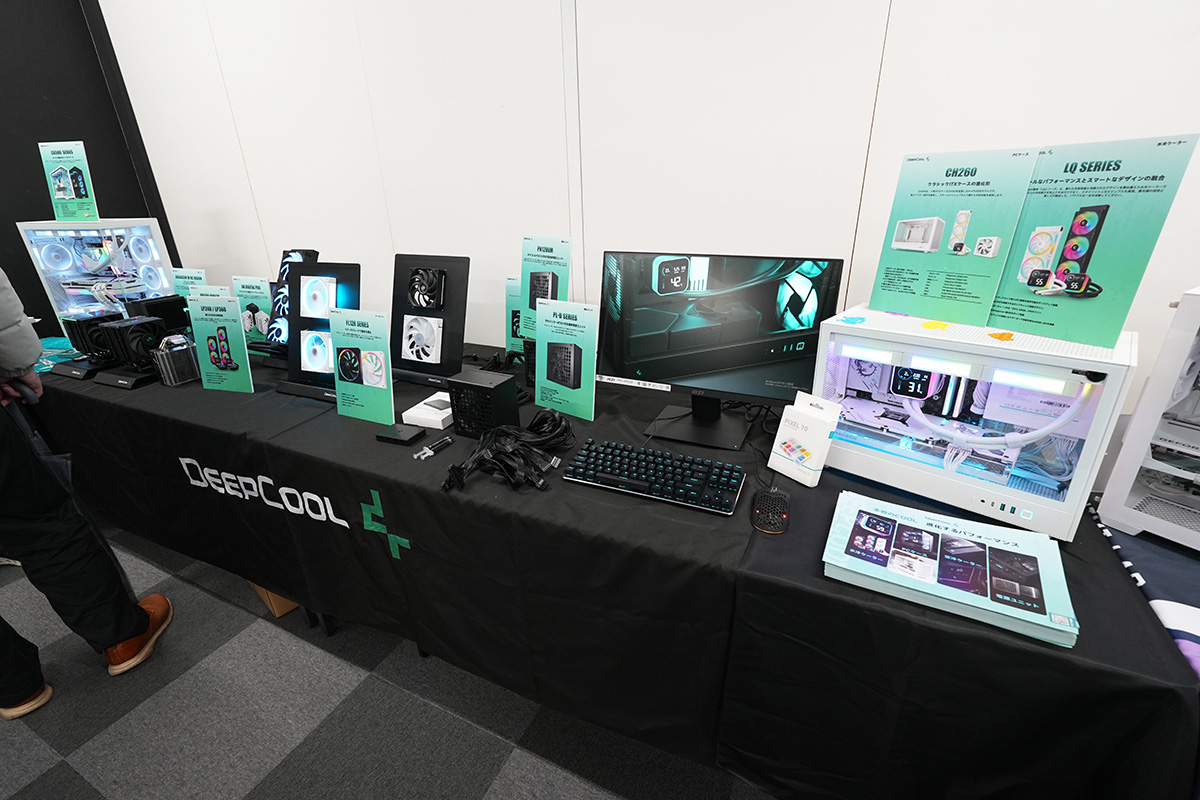 DeepCoolの展示ブース
