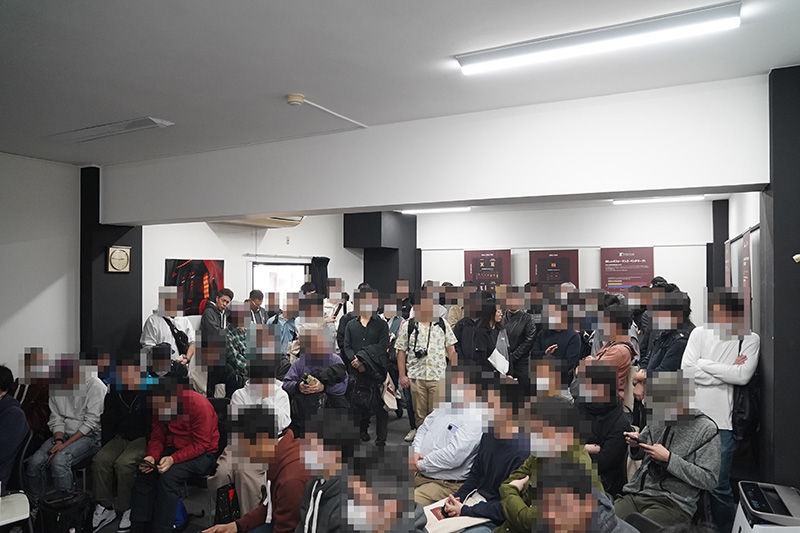 イベントではじゃんけん大会も行われ、多くのユーザーが参加していた。