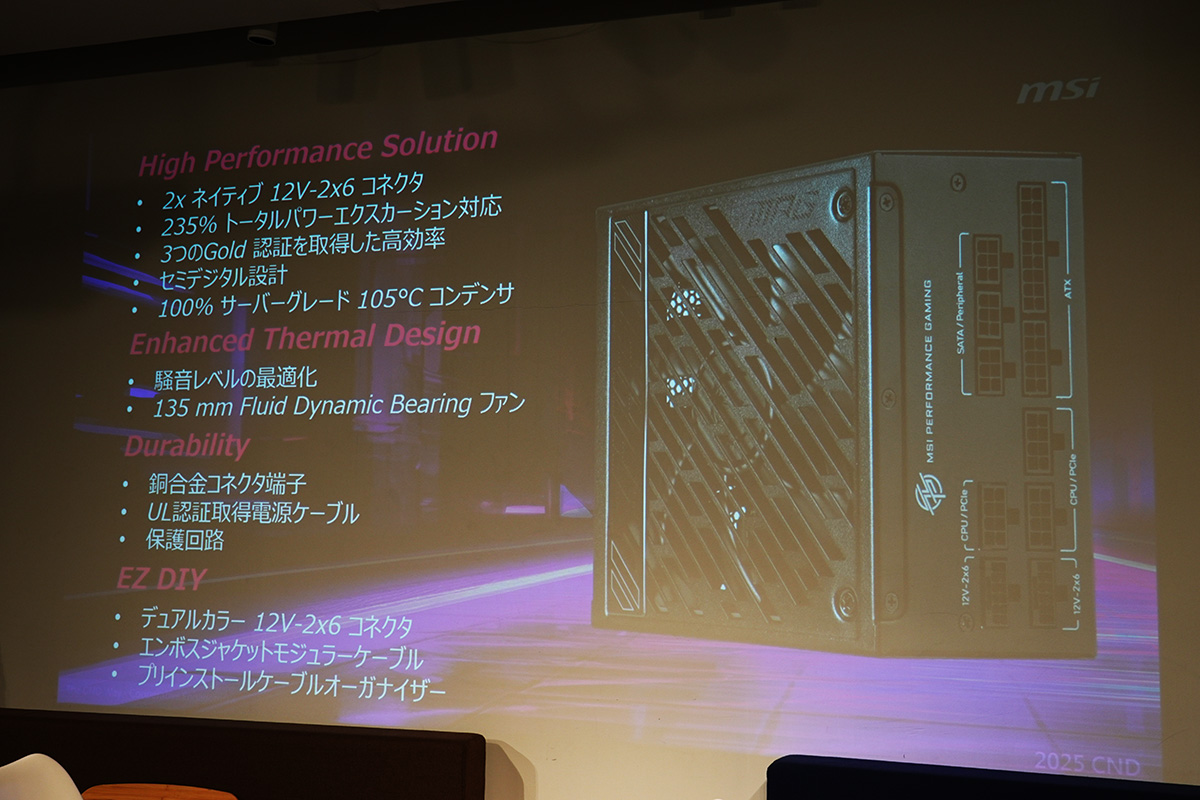 MPG GSシリーズの特徴