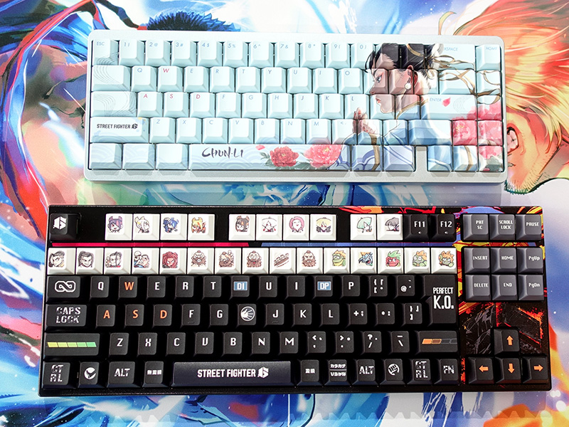 ふもコレ×STREET FIGHTER 6 キーボード ⒸCAPCOM All rights reserved