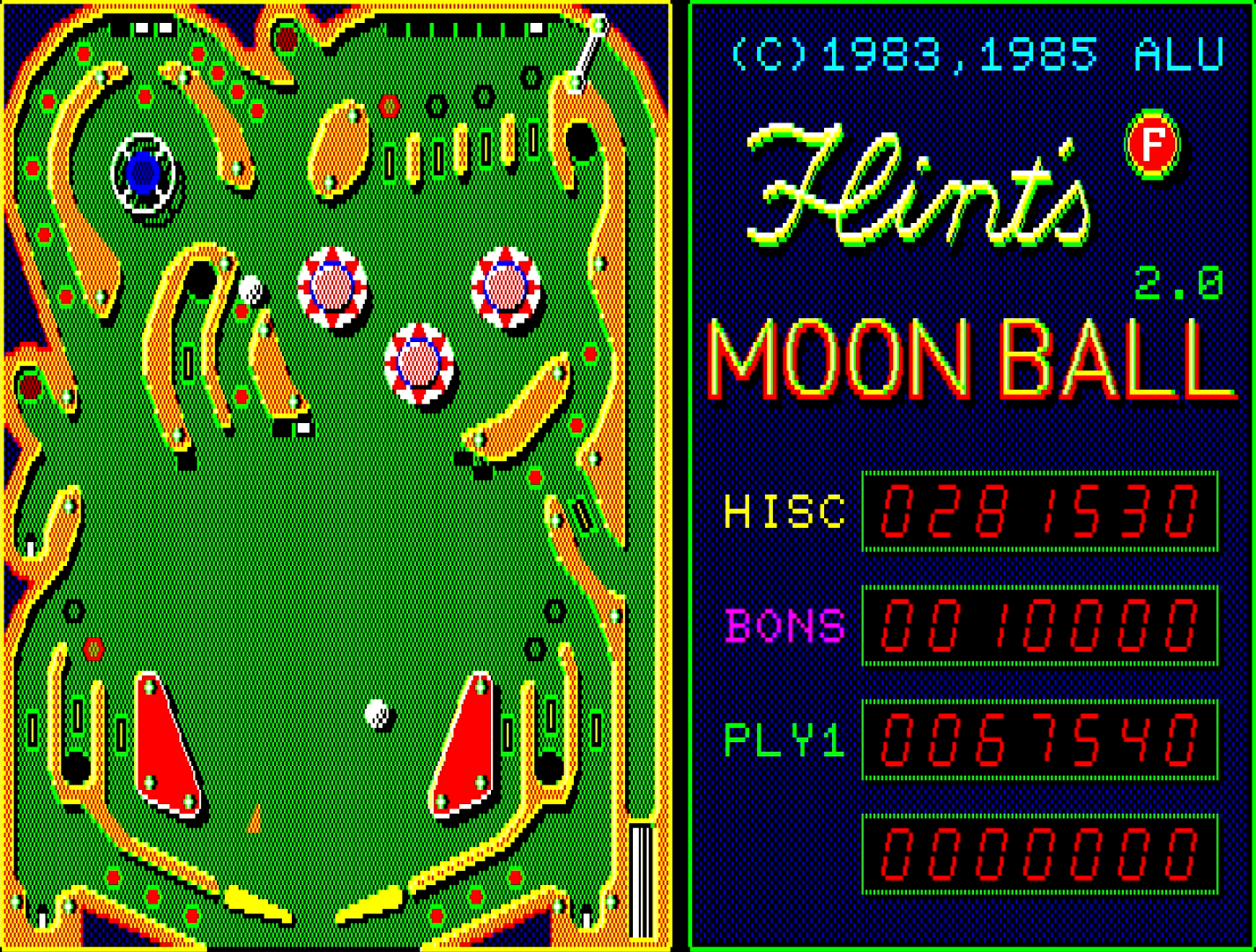 左側面中央部分または上面中央部分のマグネットトラッパー(えんじ色の穴)にボールを入れると、電磁石パワーでボールがトラップされ、2個目のボールがトラップされるか台中央の穴(ブラックホール)にボールを入れると2ボールマルチモードがスタート！