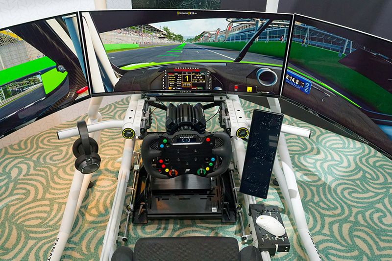 Elgato製品とFanatec製品を組み合わせた展開も今後は大いに考えられ、このあたりもCORSAIRの強みになっていきそうだ