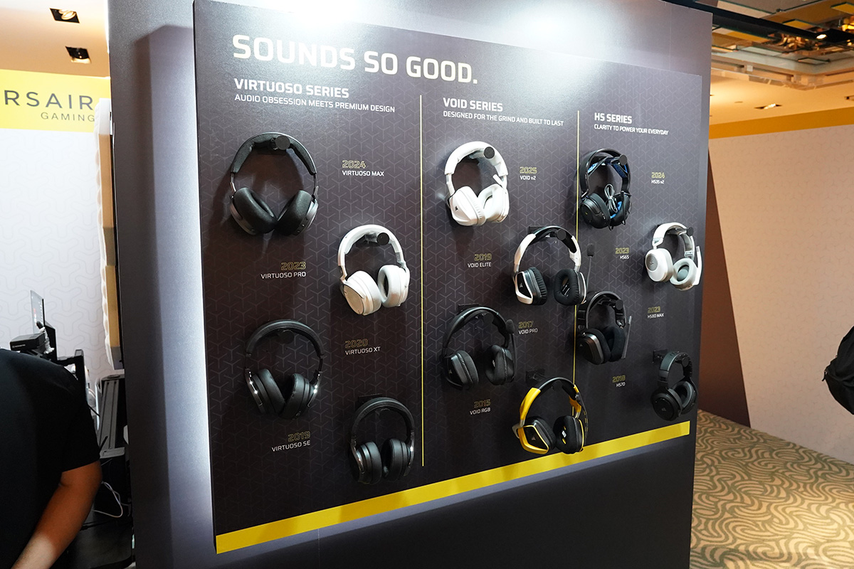 ゲーミングヘッドセットも多数のモデルを紹介