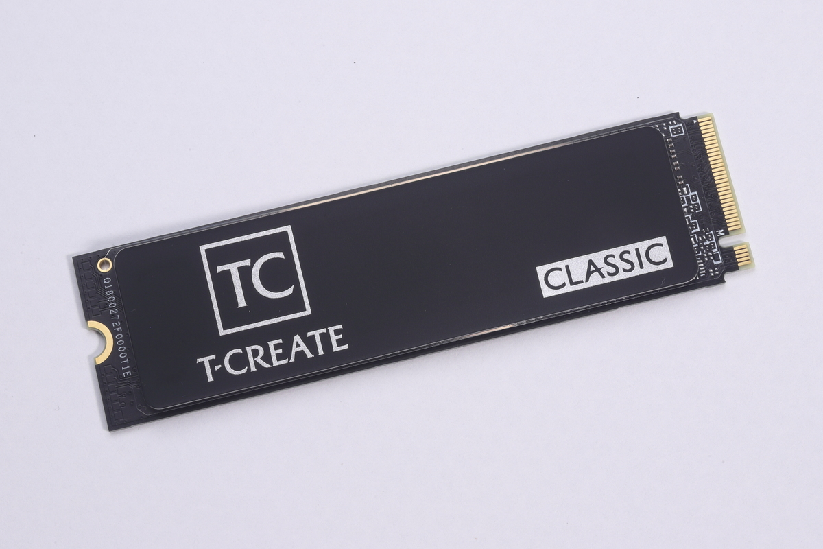 PC内蔵の2TB SSD、T-CREATE CLASSIC PCIe 4.0 DL SSD(TM8FPM002T0C329)