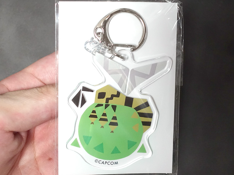 試遊で先着400名に回復ミツムシデザインのGALLERIA特製アクリルキーホルダーをプレゼント ©CAPCOM