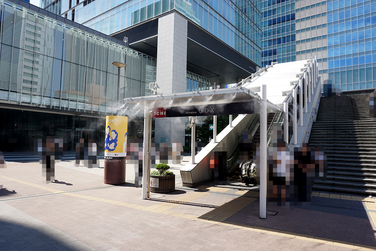 秋葉原駅 電気街口西側広場(6月28日撮影)