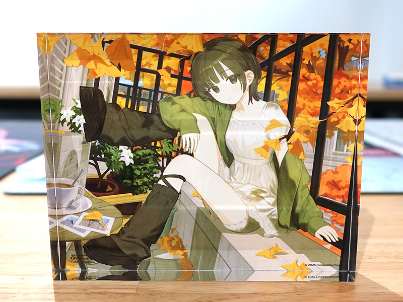 ふもコレSeasons × あすぱら LEDスタンド付きアクリルブロック 25秋